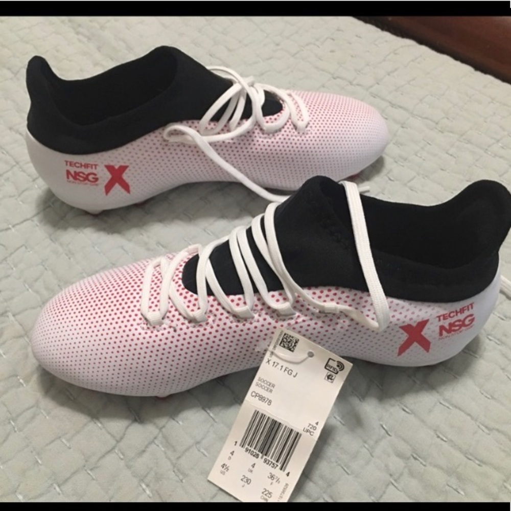 New Adidas Soccer TechFit NSG Boys Cleats